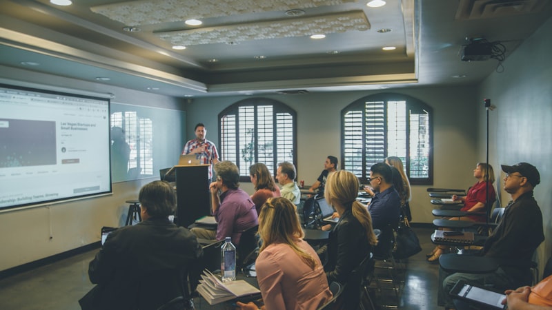 Session de formation et développement des compétences en entreprise